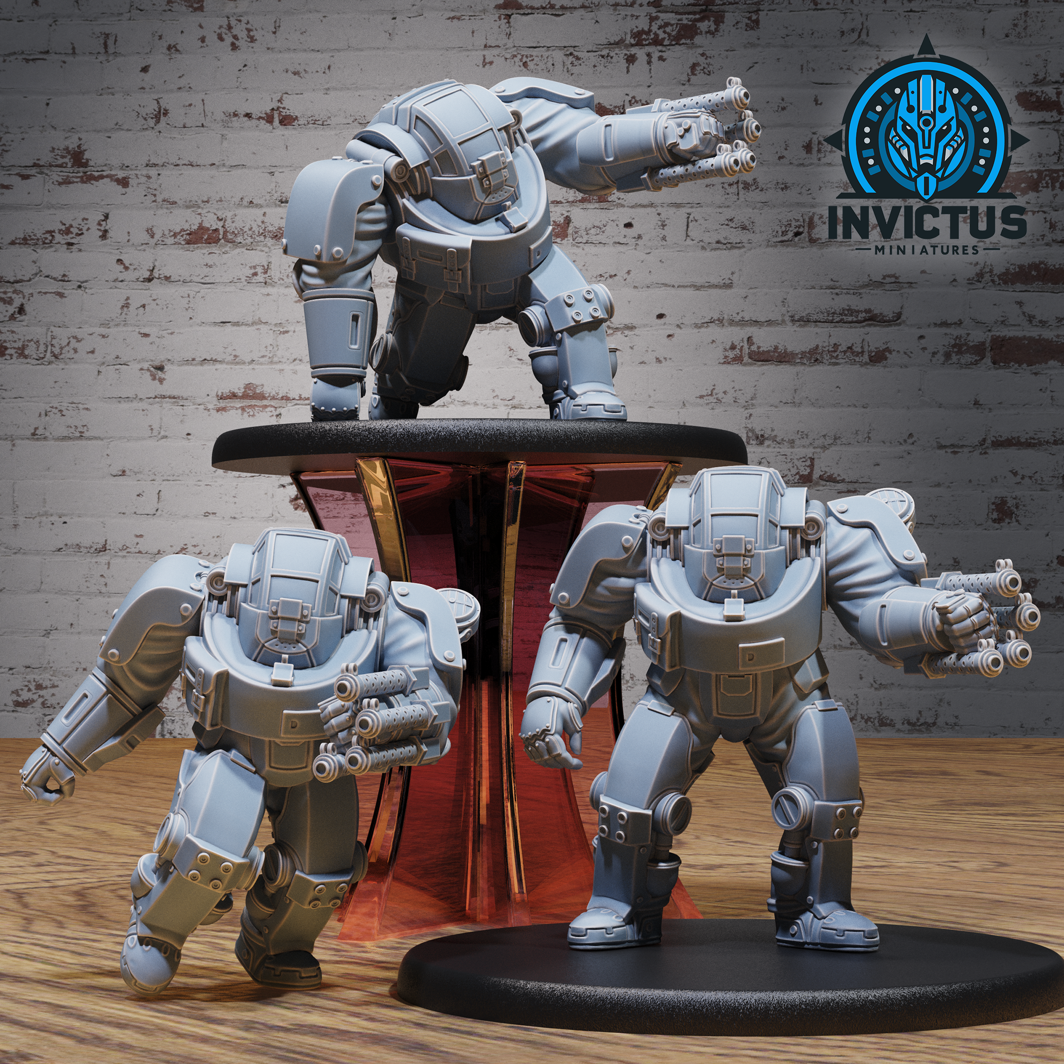 Heavy Exosuit Set / Human Soldier / Giant Exoskelet Officer / War Battle Robot / Steampunk Construct / Invasion Army / Cyberpunk Droid / Sci-Fi Encounter